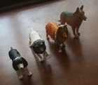 LOT OF 4 AMAZING ASSORTED DOG BREED FIGURES TOYS 2"-2.25" tall 3.25"- 3.5"long — photo 5