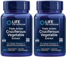 TRIPLE ACTION CRUCIFEROUS VEGETABLE EXTRACT 120 Capsule LIFE EXTENSION