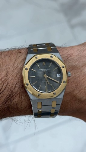 Audemars Piguet Royal Oak 4100 18k Yellow Gold Two Tone Auto Men's Watch 35mm