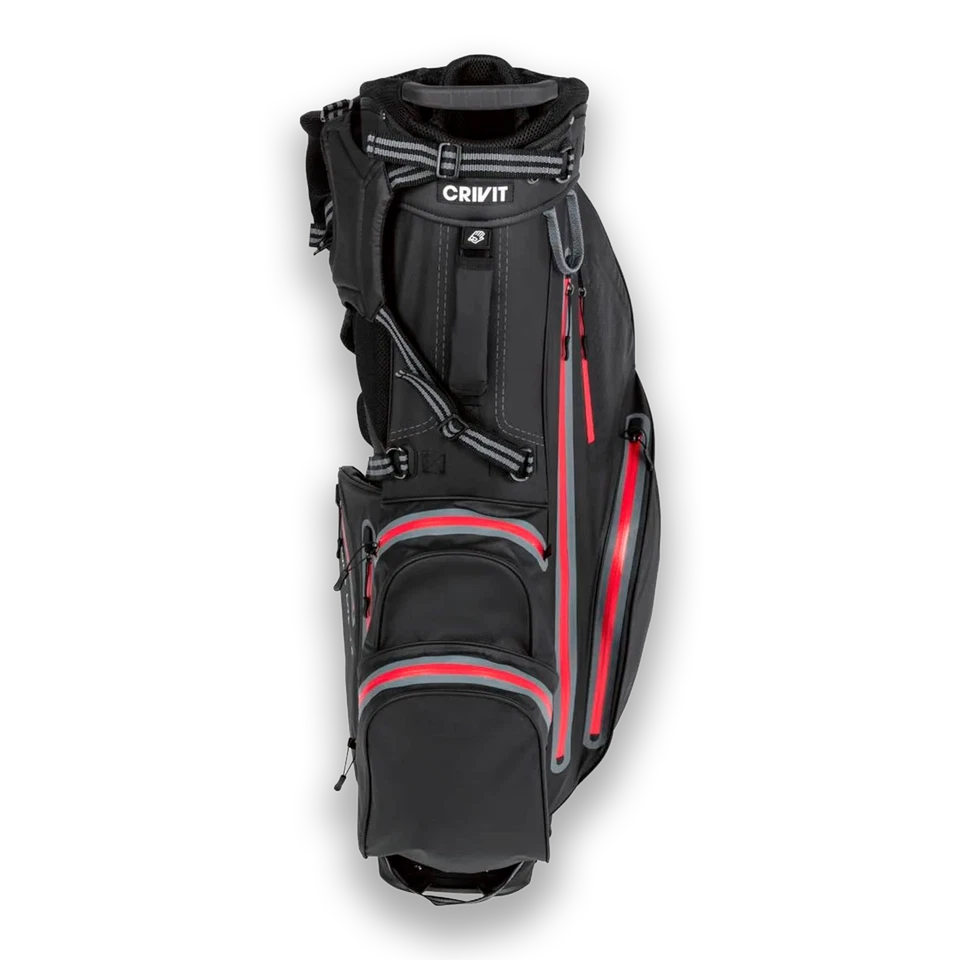 Crivit Wasserabweisendes Golfbag Standbag Standmechanismus Golf Sport Schläger