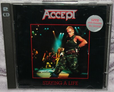 Accept - Staying A Life CD  Iron Maiden Warlock Dio Motörhead High On Fire Sodom