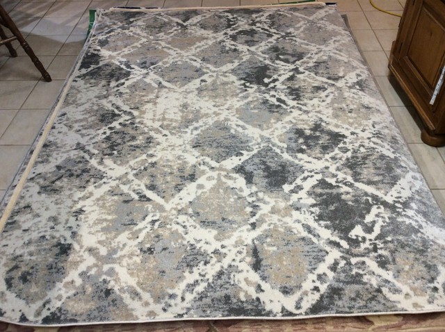 Inspire Me Home Decor Shadow 5 3 X 7 3 Rug Greige New For Sale