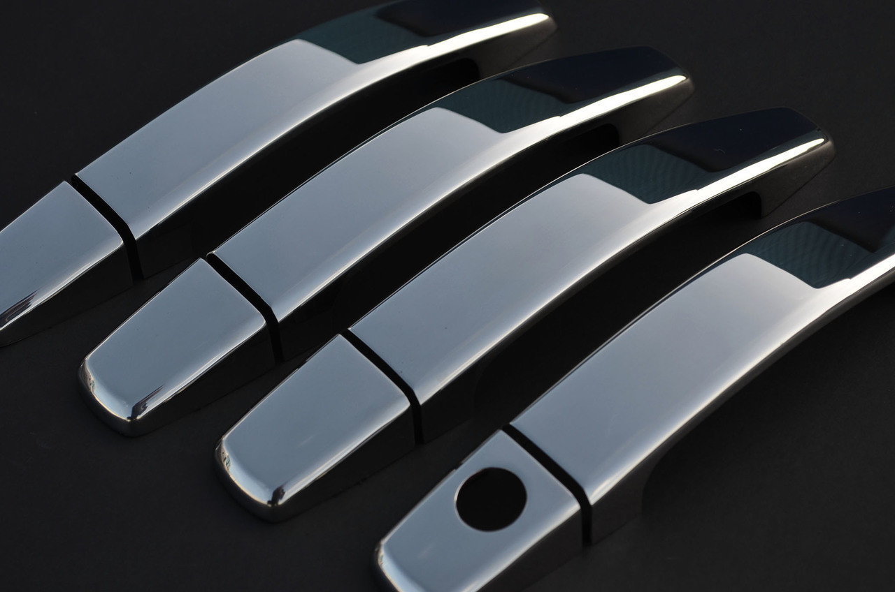 Chrome Door Handle Trim Set Covers To Fit Vauxhall / Opel Astra J 4dr (201016) eBay