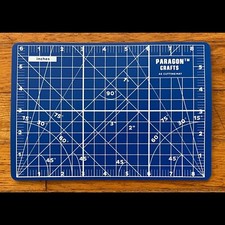 Paragon Crafts A5 Self Healing Cutting Mat - 8.5”x6” Blue