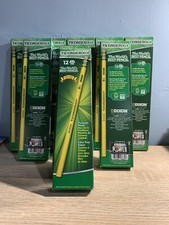 New Ticonderoga Pencils Wood-Cased Graphite 2 HB 108Count 9 Boxes YellowDixon