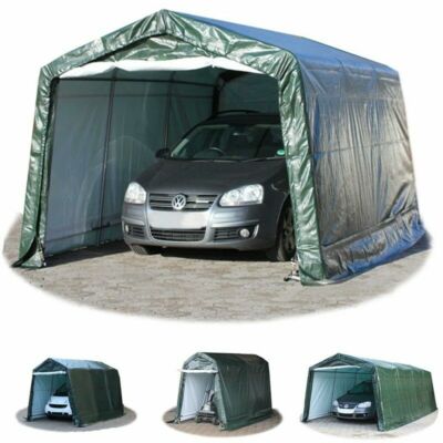 Zeltgarage Garagenzelt Carport Unterstand Schuppen Auto Garage PE 450 N |  eBay.de
