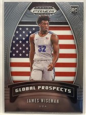 2020-21 Panini Prizm Draft Picks Global Prospects James Wiseman RC #97