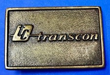 TC Transcon Shipping Company Commemorative Belt Buckle By Jack Nadel