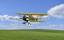 Curtis Hawk P-6E Biplane 97" RC Airplane Laser Cut Balsa Ply Short Kit W/ Plans