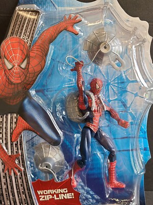 Spiderman 3 WORKING ZIP LINE action figure Hasbro 2007 New | eBay