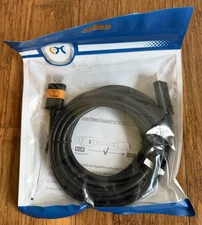 Cable Matters DisplayPort to HDMI Cable • 15 ft • 1080P Full HD • Gold Plated