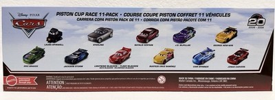Disney Pixar Cars 20th Anniversary Piston Cup Race 11-Pack Diecast