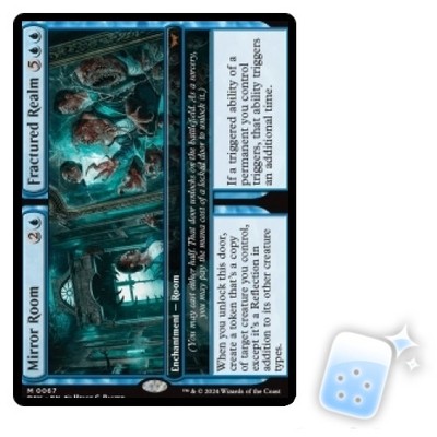MIRROR ROOM Duskmourn: House Of Horror DSK Magic MTG MINT CARD