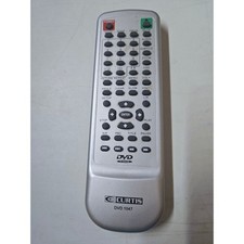 Curtis DVD 1047 Replacement Remote Control Silver DVD Player Remote