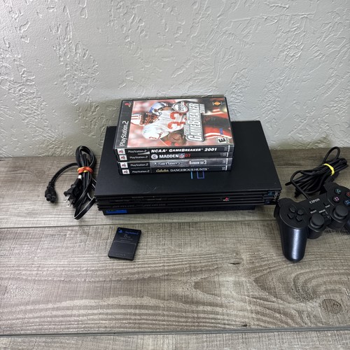Console Sony PlayStation 2 PS2 Fat Noir - SCPH-39004 PAL - Avec Une Manette