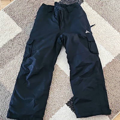 McKinley Schneehose Gr. 152 Schwarz Junior Ski/Snowboard Cargo elastischer Bund