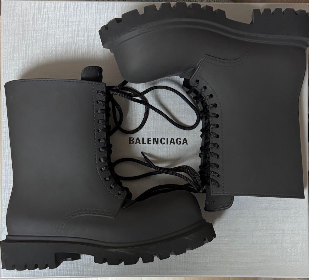 Men 8.0US BALENCIAGA Steroid Boots Black Limited Edition VHTF