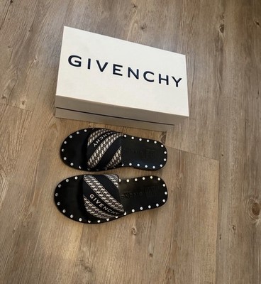 GIVENCHY Bedford Sandalen Mules blau Size 41 NP 720 