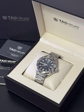 TAG Heuer Formula 1 WAZ1112.BA0875 41mm Quartz Steel Blue Dial Date Box & Papers