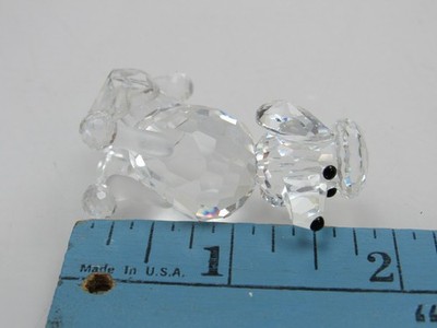 Swarovski Crystal Poodle Figurine Sitting 181317 | eBay