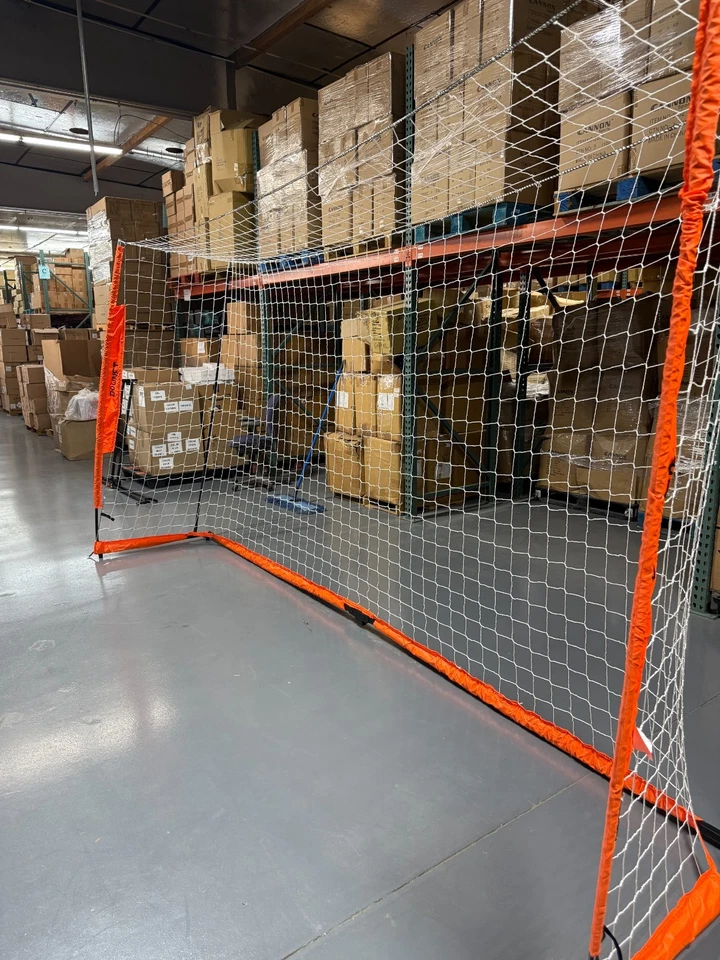 Portería de fútbol Bownet 7' x 14' **ESTUCHE DE ALMACENAMIENTO DAÑADO** Foto 2 de 4