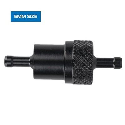 Oxford Motorrad Legierung Kraftstofffilter 6 mm CNC Aluminium Sinterbronze schwarz