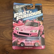 Hot Wheels 2017 Fast And Furious Women Of Fast SUKI Pink Honda S2000 1/5 Diecast