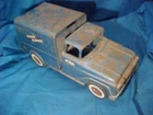 1959 TONKA Pressed Steel  SERVICE Toy TRUCK Blue Paint Needs Restoration