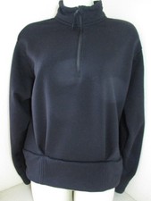 Athleta Sweatshirt Womens Medium Altitude Polartec 1/2 Zip Pocket Black Pullover