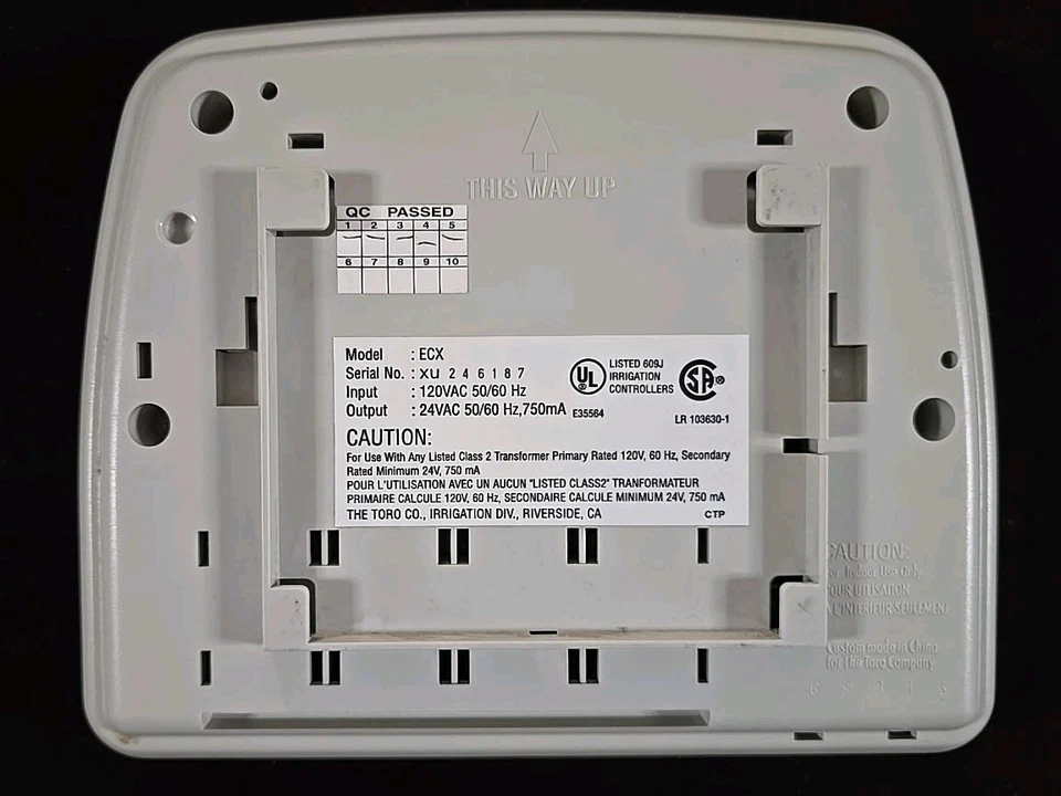 Temporizador Aspersor Automático Toro ECx Apenas - Programável 8 Zonas Testado! - Imagem 3 de 3