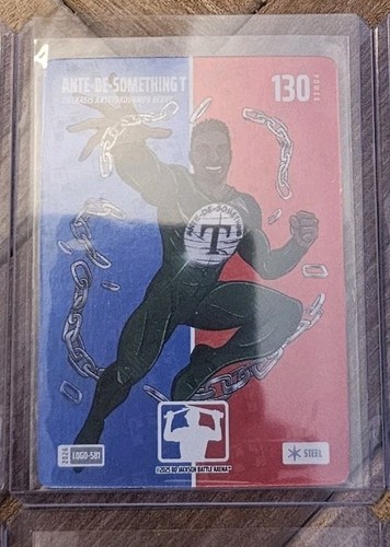 Bo Jackson Battle Arena Ante-De-Something T Thanasis Steel Logo SSP