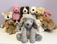 Jellycat Rare Retired Grey Fuddlewuddle Poodle, Brand New Without Tags, Genuine