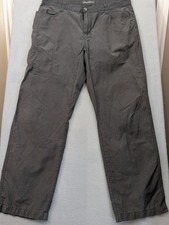Eddie Bauer Travex Pants Mens 36x32 Grey Lightweight Quick Dry Hiking Travel