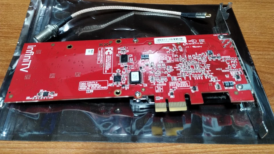Ceton InfiniTV 4 Cable Card TV Tuner PCIe Adapter - Image 2 of 3