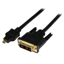 Image of StarTech 3ft (1m) Micro HDMI to DVI Cable - Micro HDMI to DVI Adapter Cable