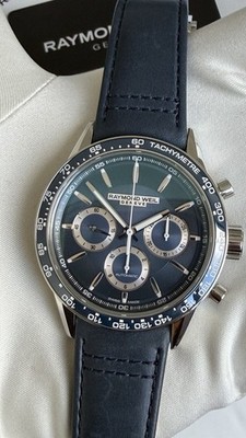 Raymond Weil Automatic Freelancer Chronograph Green 7741-st7-52021 W Box/papers