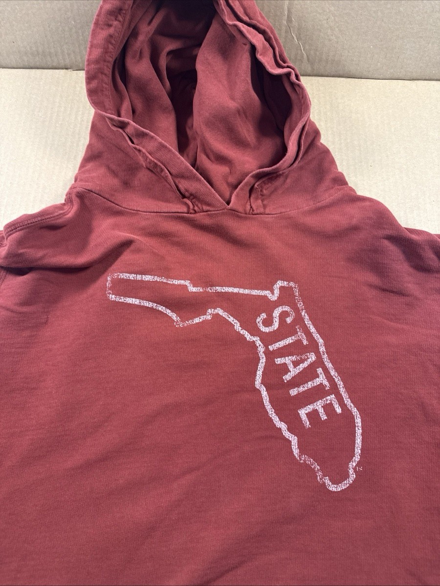 Distant Replays Florida State Hoodie XXL Hooded Sweatshirt Distressed