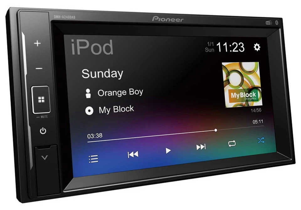 Pioneer DMH-A240DAB Doppel-DIN MP3-Autoradio Touchscreen DAB Bluetooth USB iPod - Bild 3 von 4