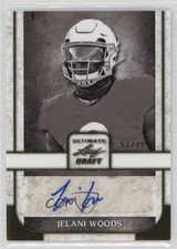 2022 Leaf Ultimate Draft Gold 51/75 Jelani Woods #PA-JW1 Auto 0u66