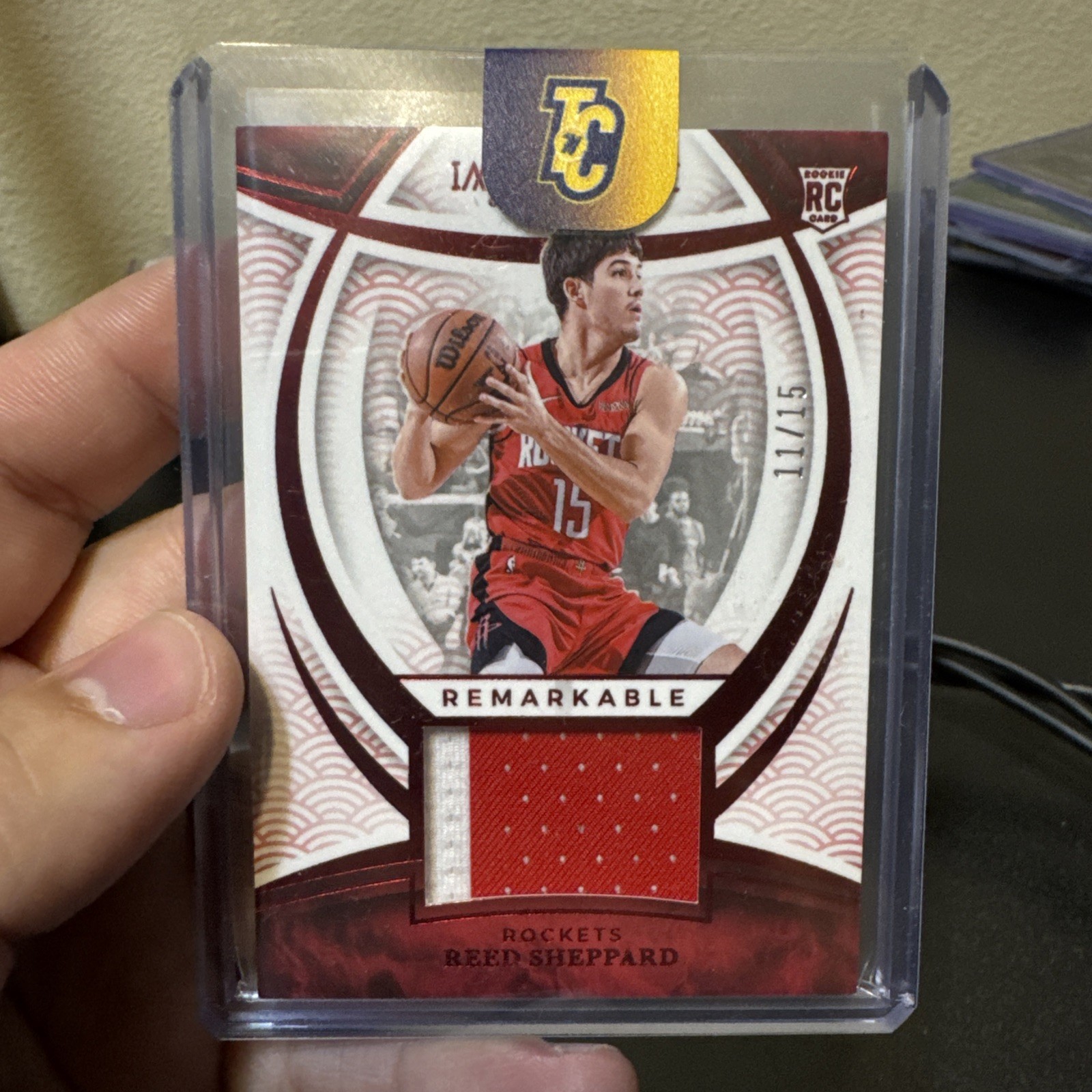 2024-25 Panini Immaculate Collection - RC Memorabilia Reed Sheppard,  11/15