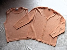 Twinset Jacke und ärmelloser Pullover Marke Avitano Größe XL