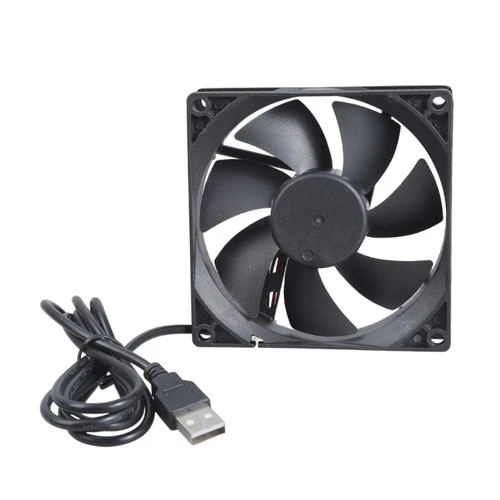 USB 5V Cooling Fan 90x90x25mm Quiet High Airflow for PC Case Server 3D Printer