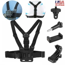 20Pc Chest Mount Harness Strap Phone Holder Clip POV for iPhone Samsung Gopro 12