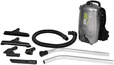 Ergo Pro Backpack Vacuum Cleaner, 8-Quart HEPA Filtration, 1400W Motor, 106 CFM