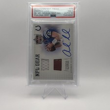 2012 National Treasures - NFL Gear Andrew Luck #24 Dual Materials Signatures /49