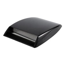 Universal Car Decorative Air Flow Intake Scoop Hood Bonnet Vent Sticker Black