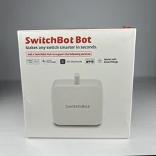 SwitchBot Smart Switch Button Pusher - No Wiring Wireless App or Timer Control