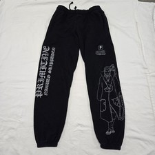 Men's MEDIUM Primitive x Naruto Shippuden HIDAN Black Sweatpants Silver Graphic