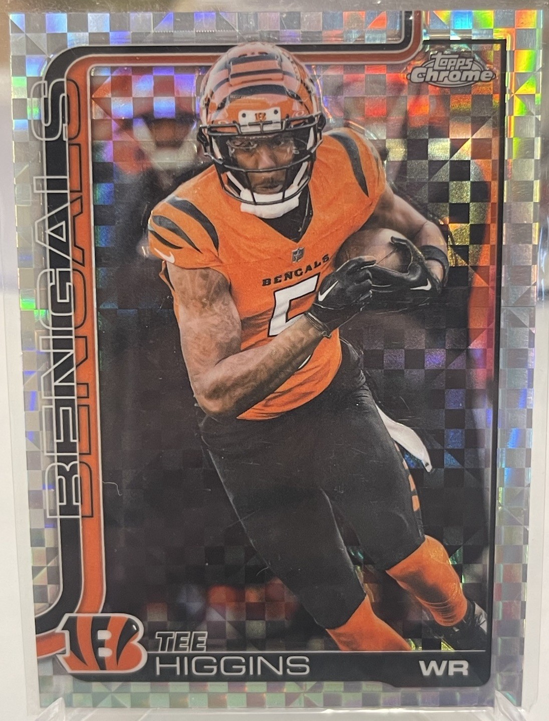 Tee Higgins #59 - 2025 Topps Chrome - X-Fractor - Cincinnati Bengals
