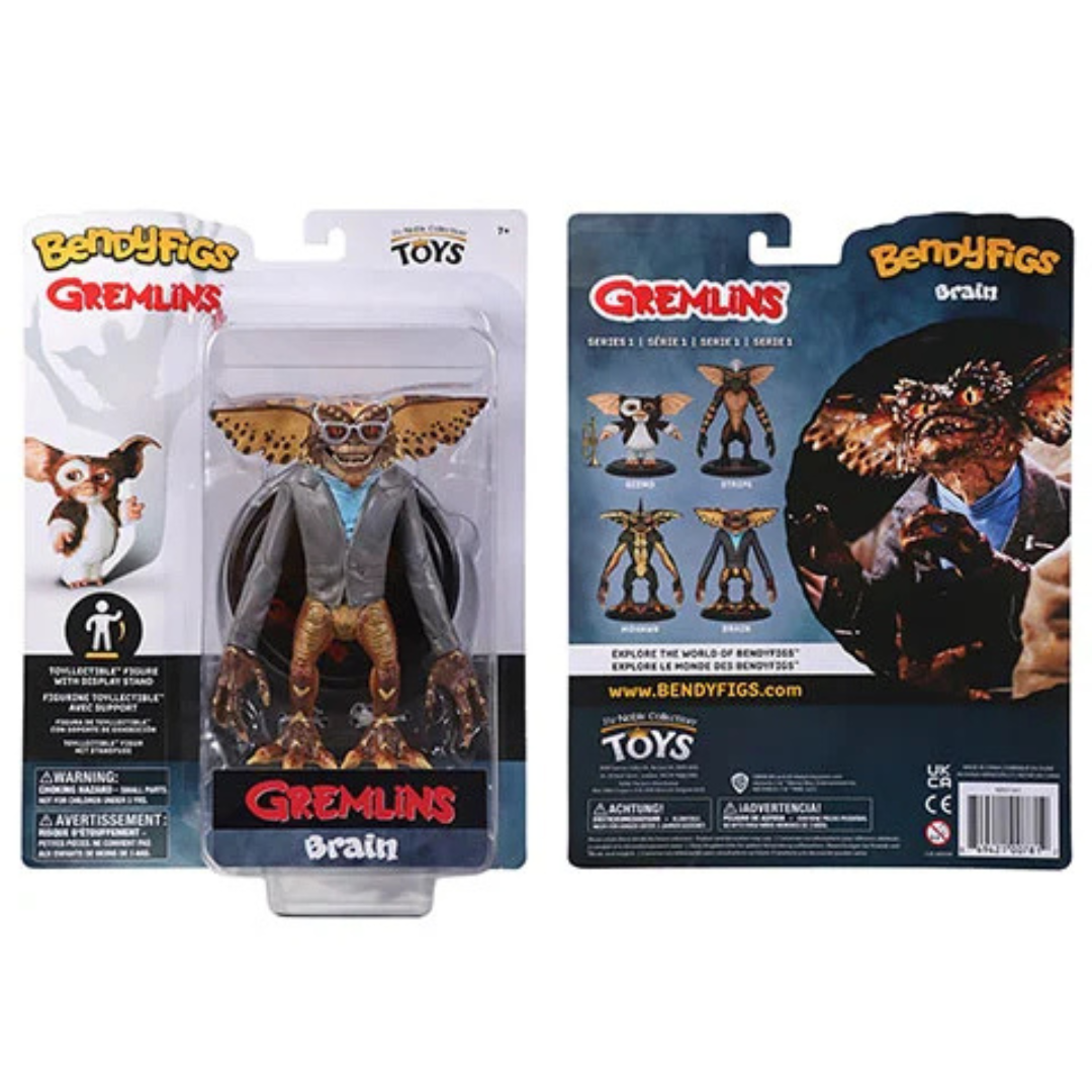 GREMLINS - Brain - Figurine Bendyfigs avec support